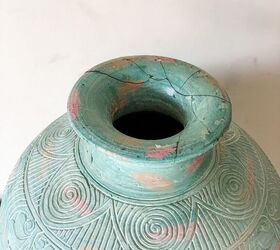 easy clay pot makeover